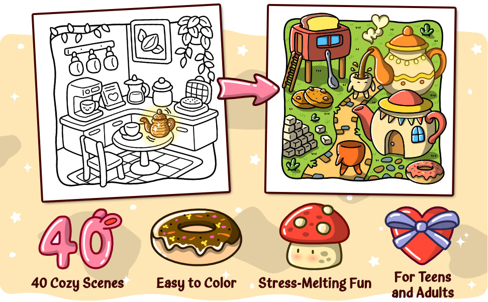 Beyond the Corners Coloring Book