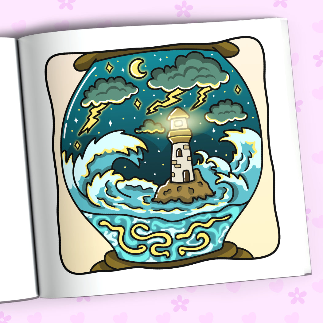 Beyond the Corners Coloring Book
