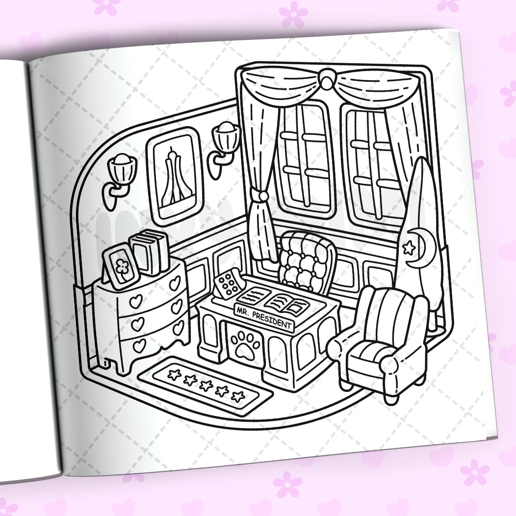 Tiny Space Coloring Book