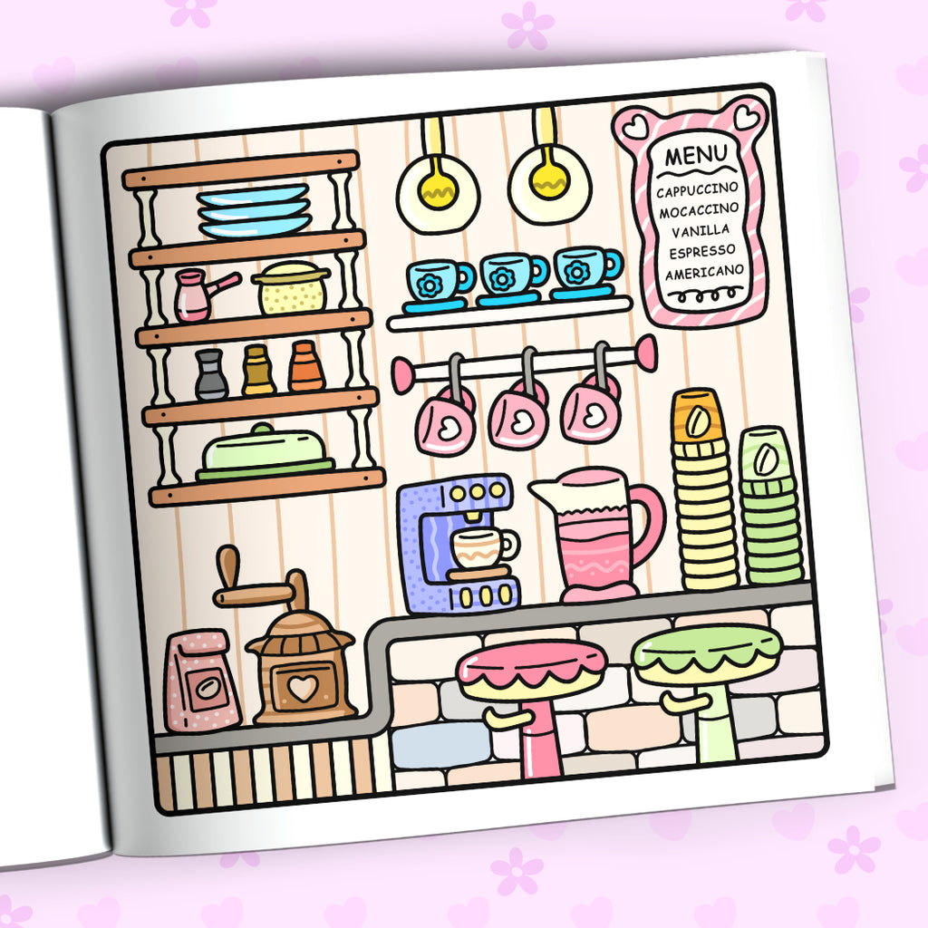 Tiny Space Coloring Book