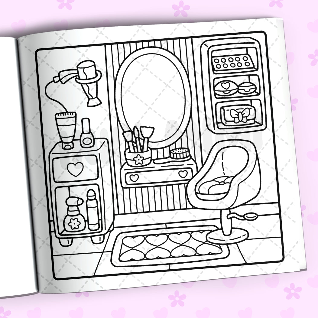 Tiny Space Coloring Book