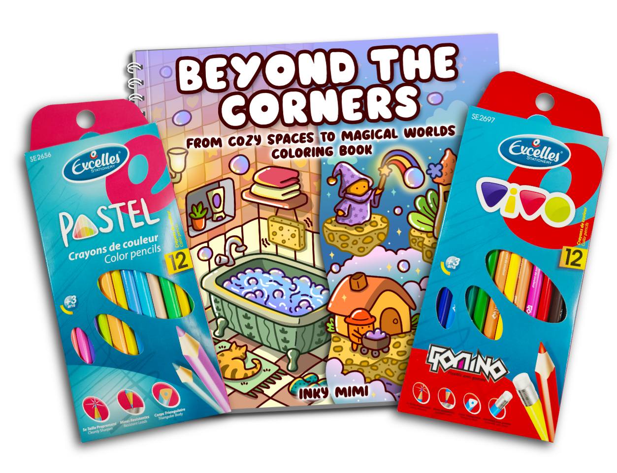 Beyond the Corners Coloring Book